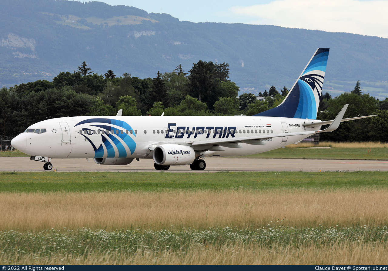 Photo of SU-GEL - Boeing 737-866 operated by Egyptair