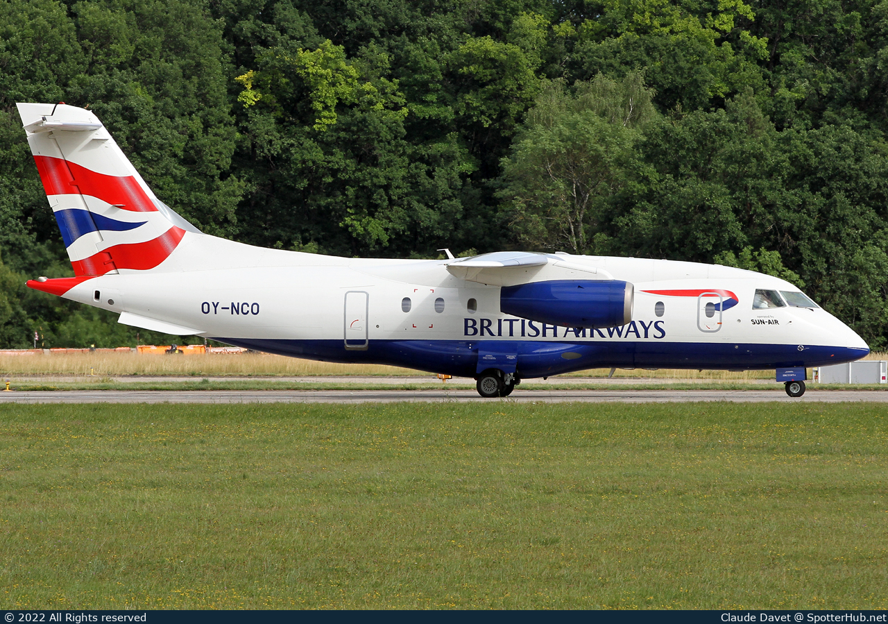 Photo of OY-NCO - Dornier 328-310 Jet operated by British Airways (opb Sun-Air of Scandinavia)