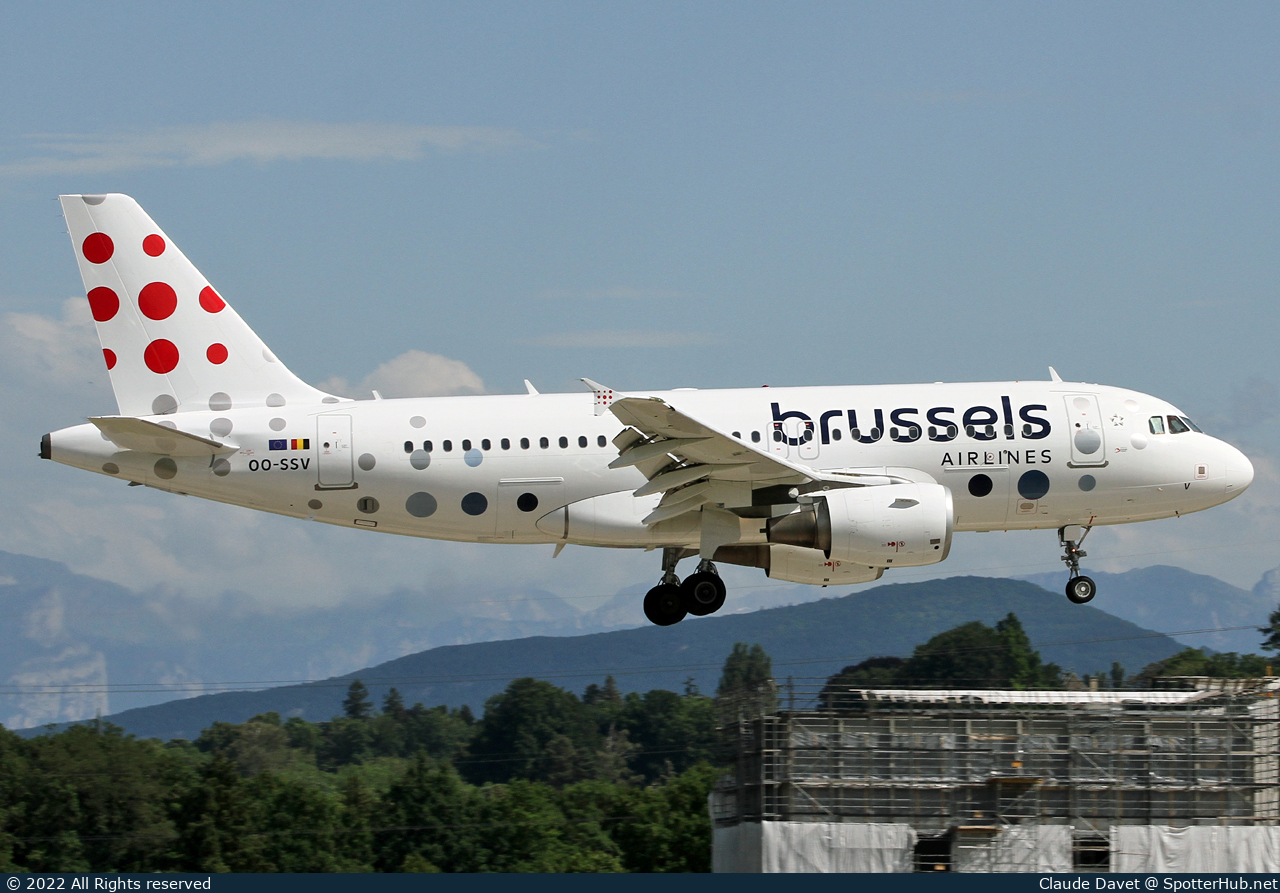 Photo of OO-SSV - Airbus A319-111 operated by Brussels Airlines
