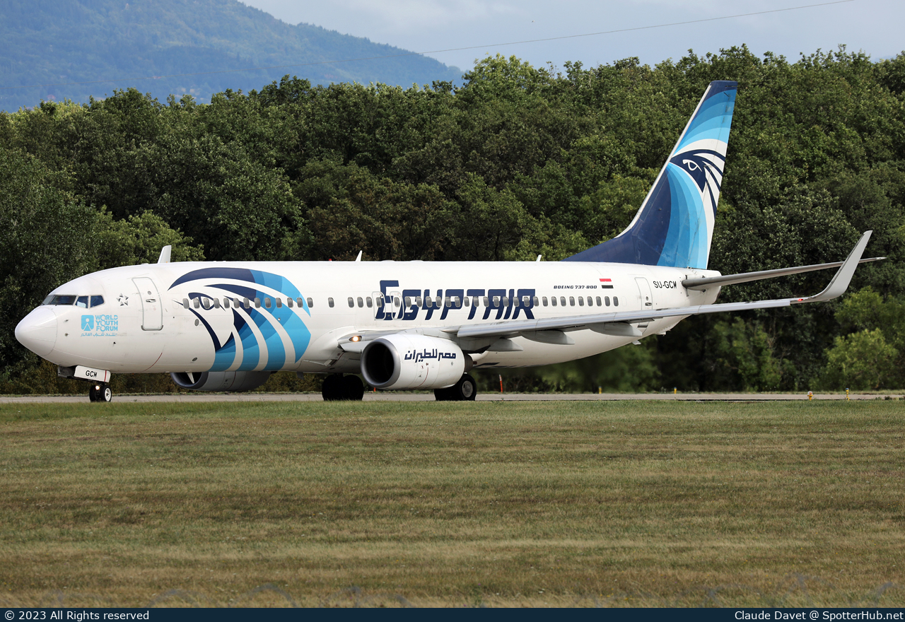 Photo of SU-GCM - Boeing 737-866 operated by Egyptair