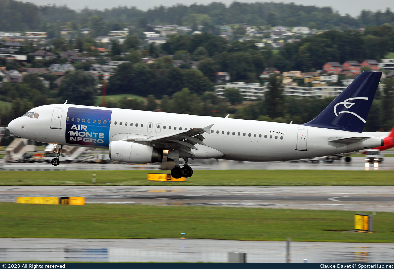 Photo of LY-FJI - Airbus A320-232 operated by Air Montenegro (opb Heston Airlines)