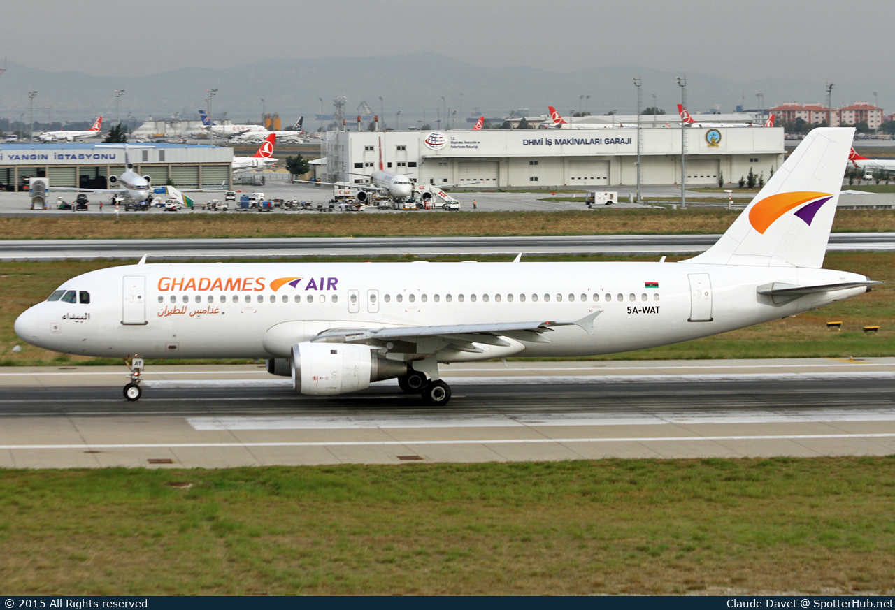 Photo of 5A-WAT - Airbus A320-211 operated by Ghadames Air