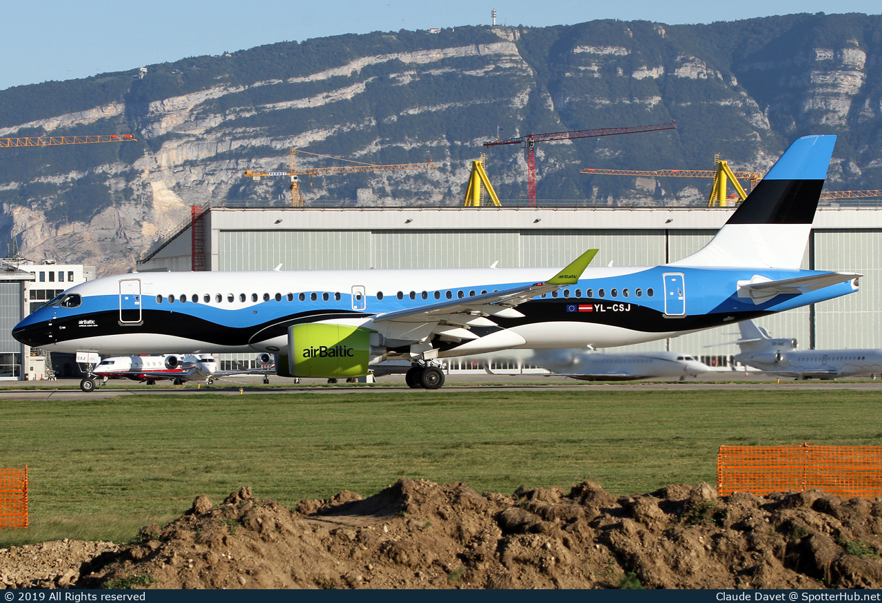 Photo of YL-CSJ - Airbus A220-300 operated by airBaltic