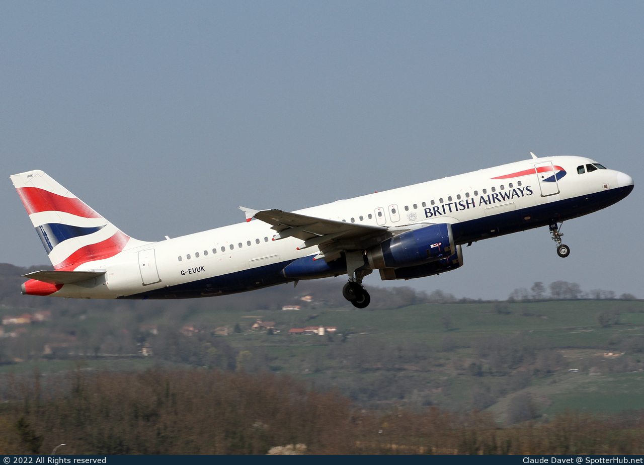 Photo of G-EUUK - Airbus A320-232 operated by British Airways