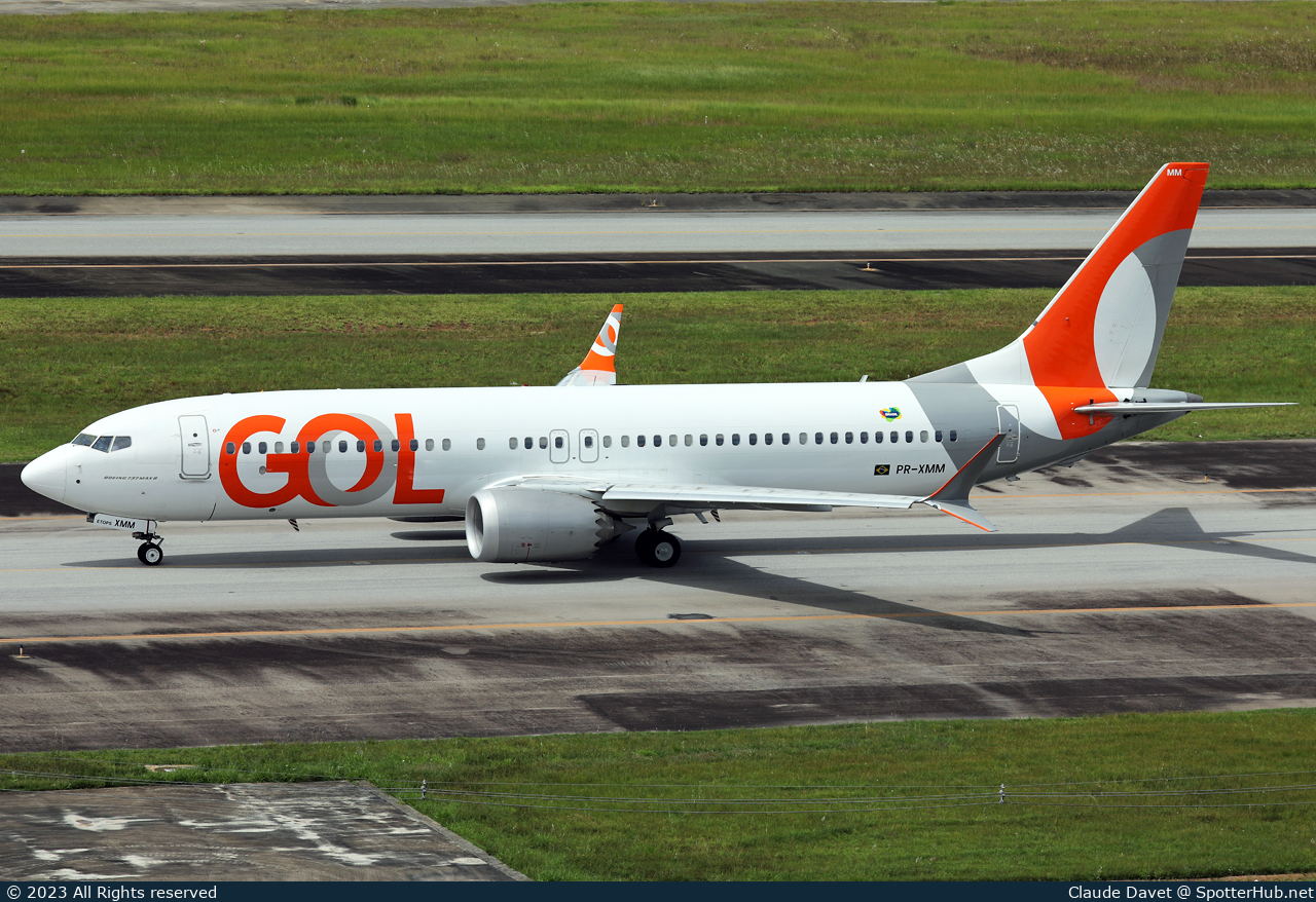 Photo of PR-XMM - Boeing 737 MAX 8 operated by GOL Linhas Aéreas