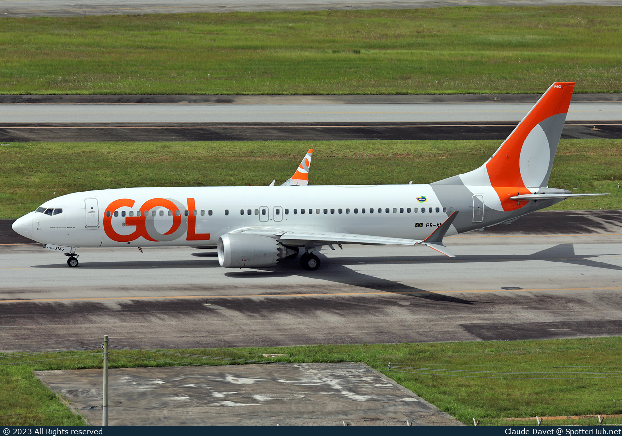 Photo of PR-XMG - Boeing 737 MAX 8 operated by GOL Linhas Aéreas