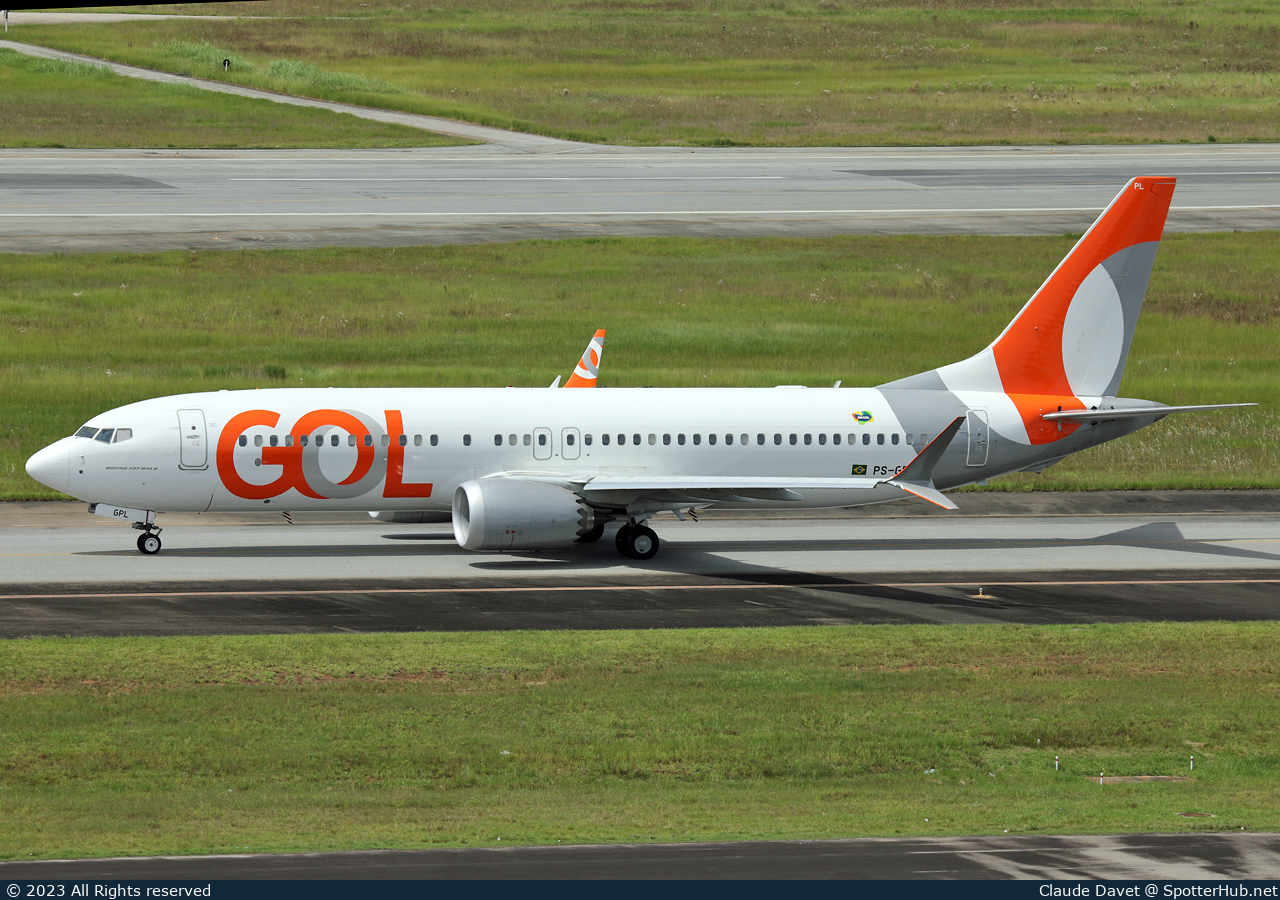 Photo of PS-GPL - Boeing 737 MAX 8 operated by GOL Linhas Aéreas