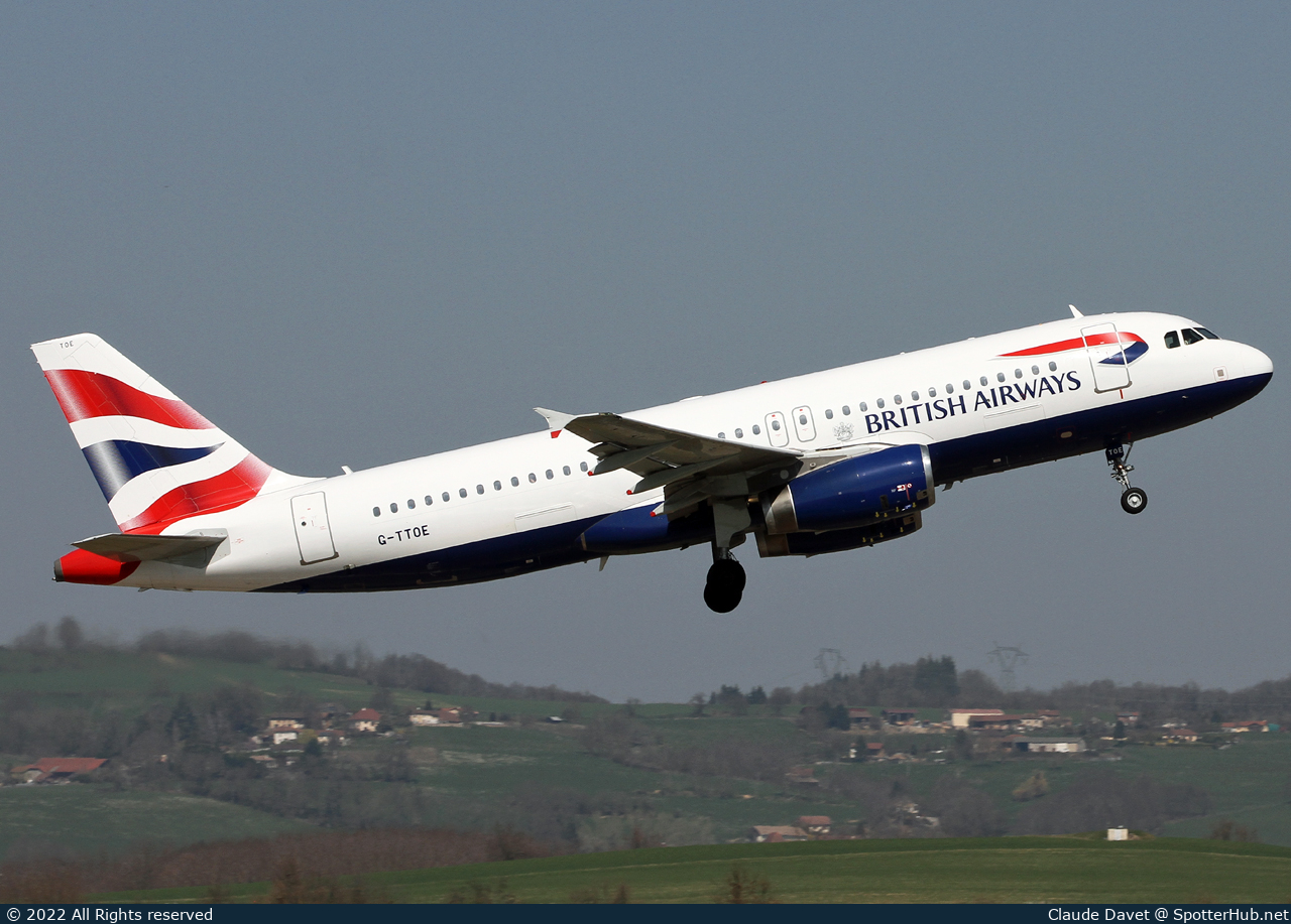 Photo of G-TTOE - Airbus A320-232 operated by British Airways