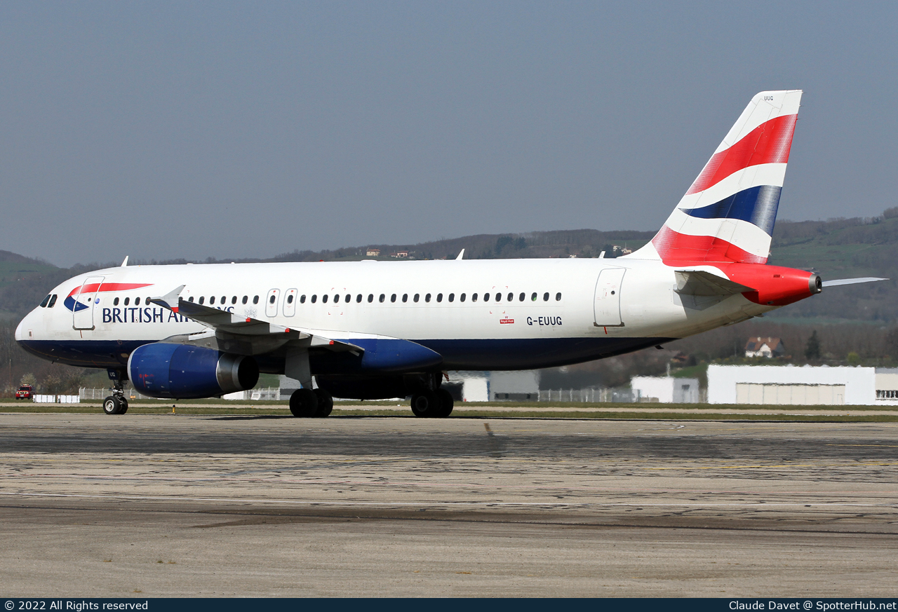 Photo of G-EUUG - Airbus A320-232 operated by British Airways