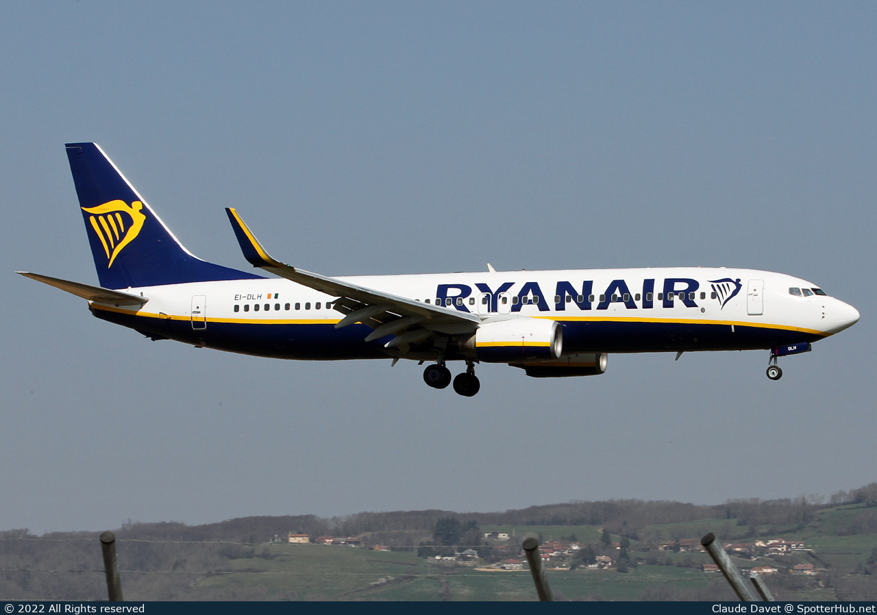 Photo of EI-DLH - Boeing 737-8AS operated by Ryanair