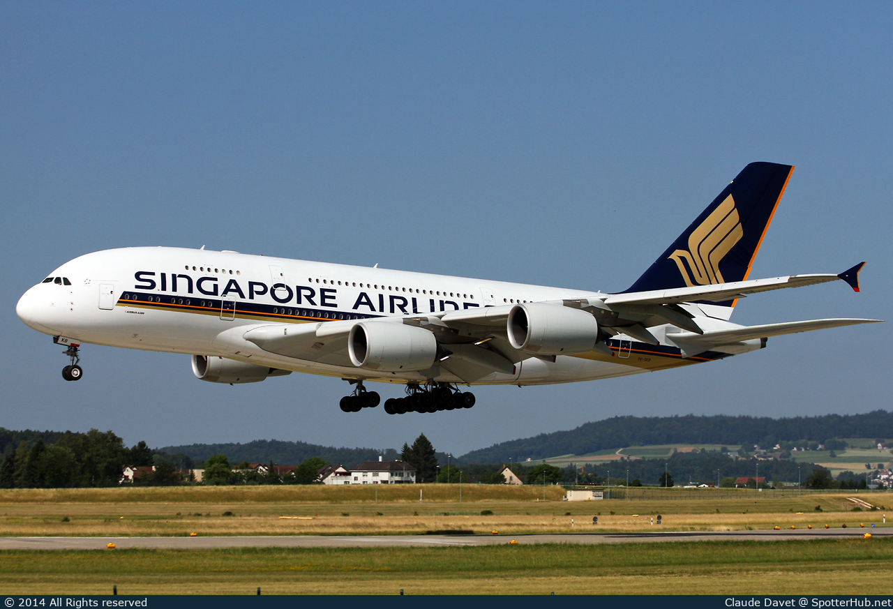 Photo of 9V-SKB - Airbus A380-841 operated by Singapore Airlines