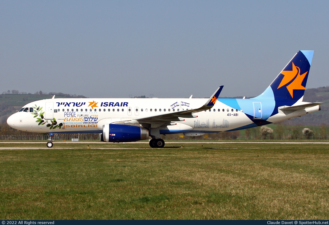 Photo of 4X-ABI - Airbus A320-232 operated by Israir