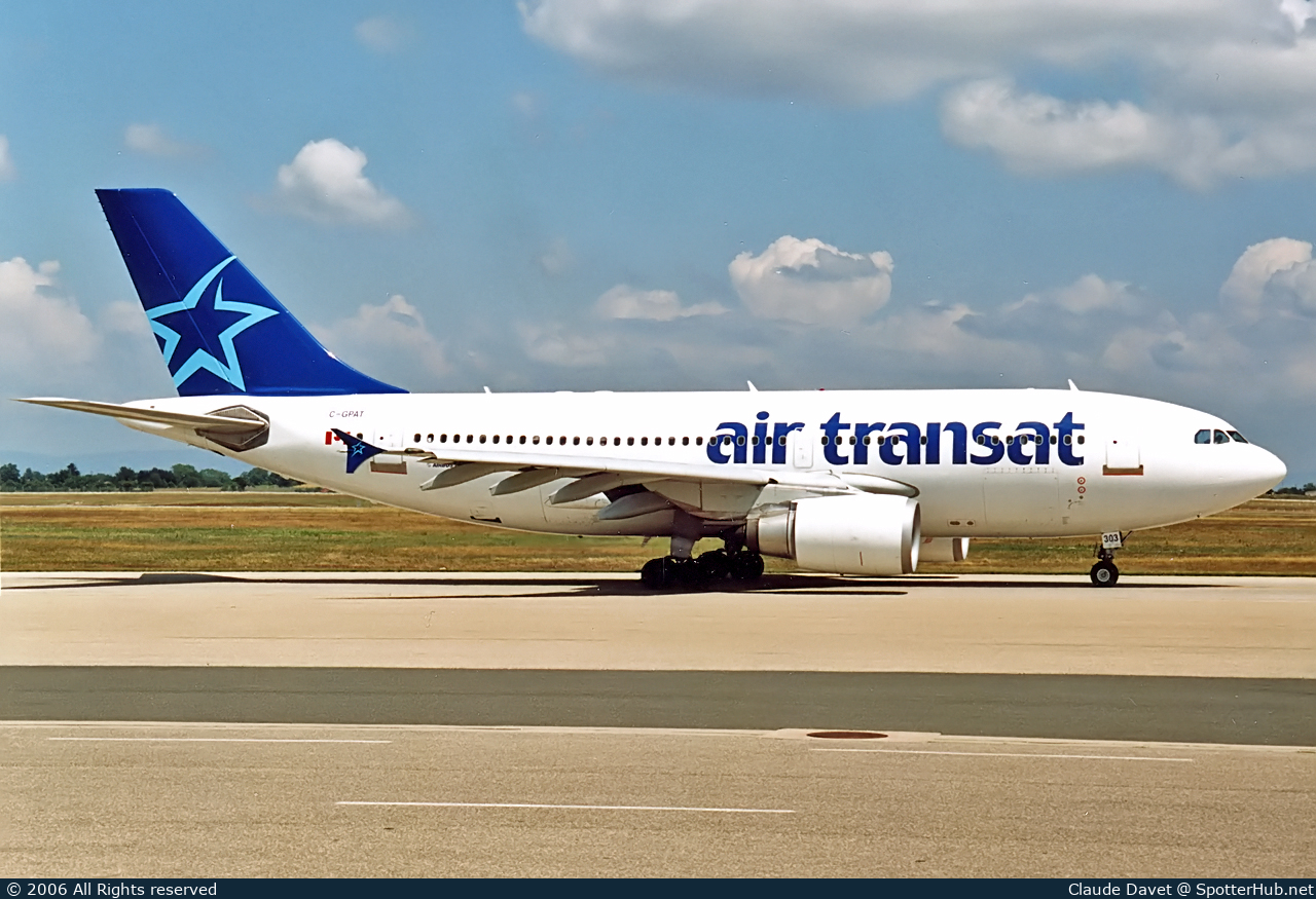 Photo of C-GPAT - Airbus A310-308 operated by Air Transat