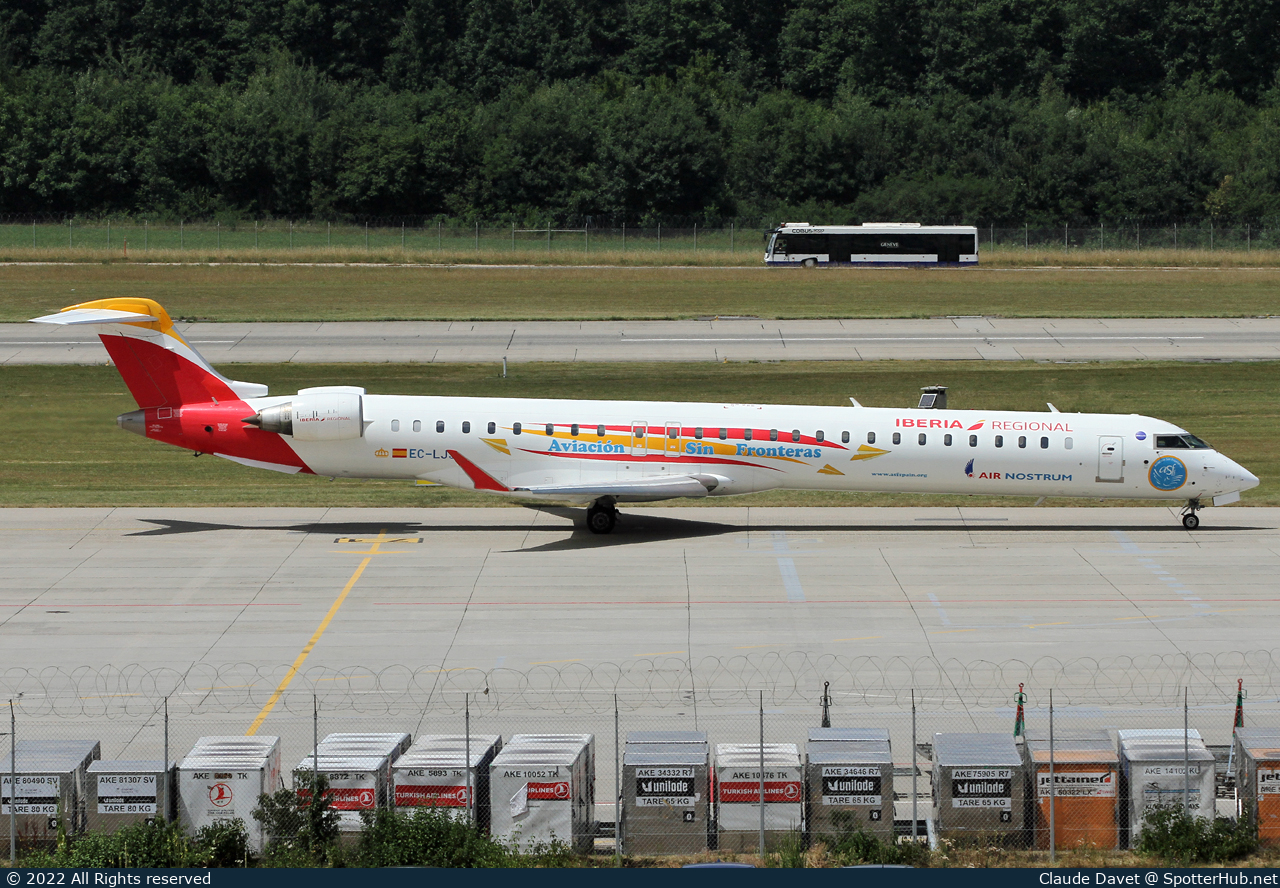 Photo of EC-LJS - Bombardier CRJ-1000 operated by Iberia Regional (opb Air Nostrum)