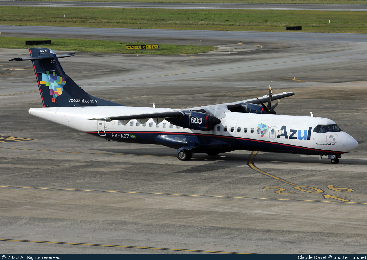Photo of PR-AQZ - ATR 72-600 operated by Azul