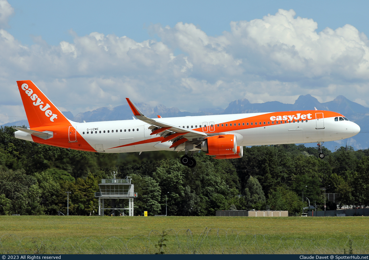 Photo of G-UZME - Airbus A321-251NX operated by easyJet