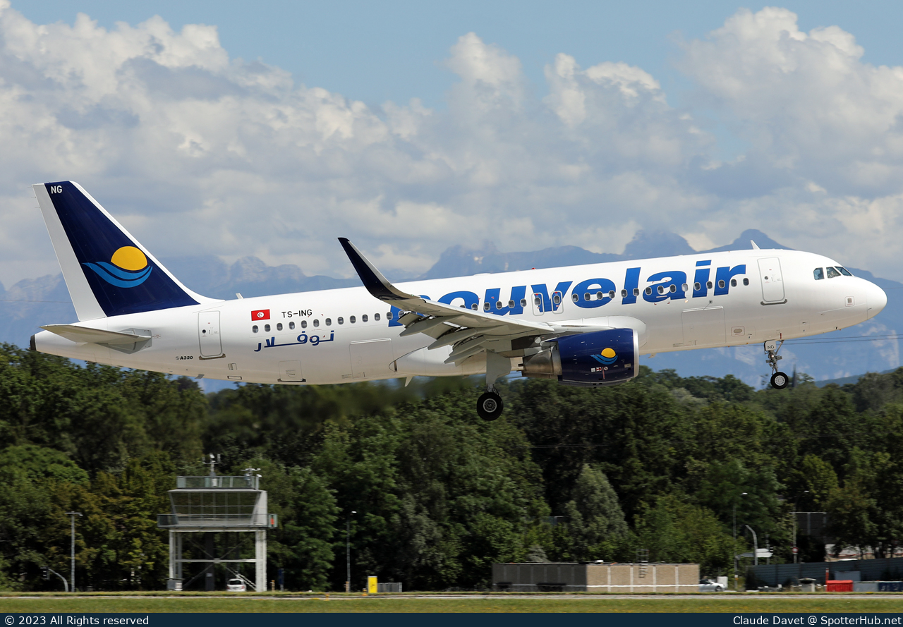 Photo of TS-ING - Airbus A320-214 operated by Nouvelair