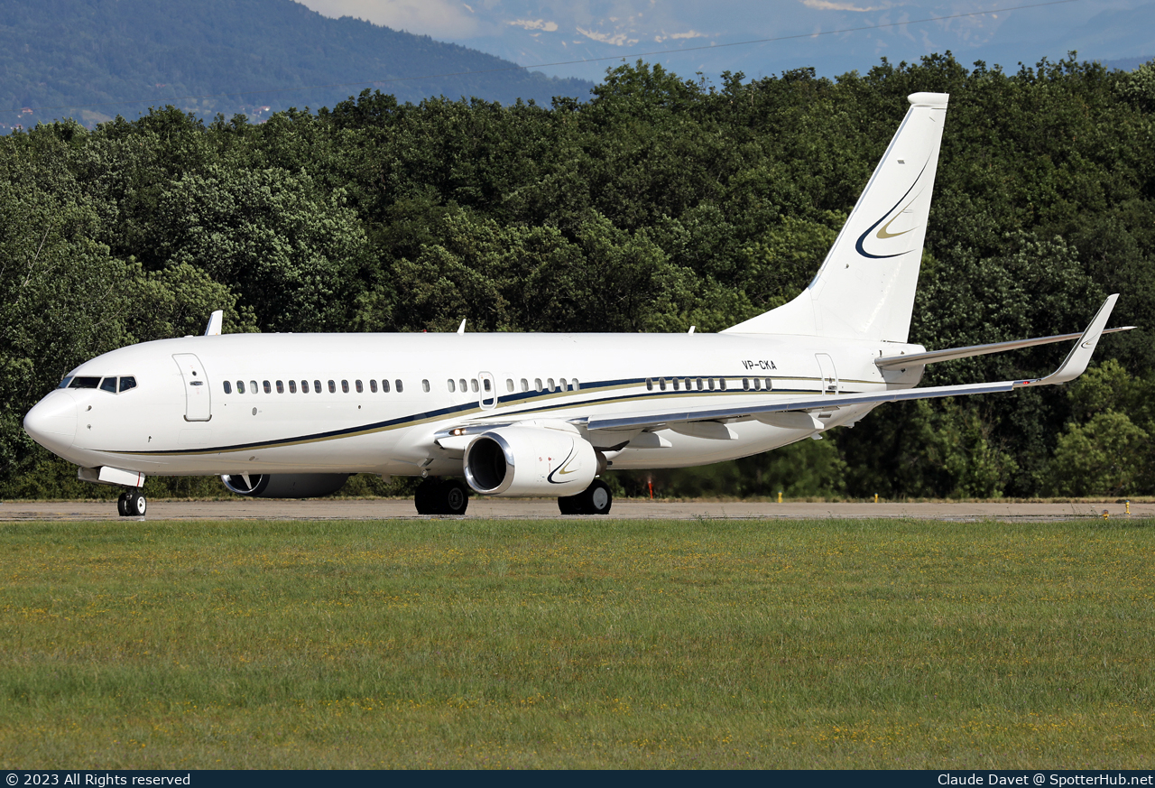 Photo of VP-CKA - Boeing 737-8AN(BBJ2) operated by PrivatAir Saudi Arabia
