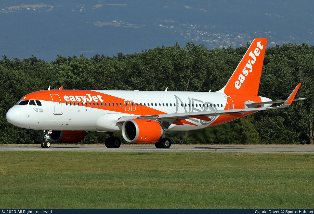 Photo of HB-AYN - Airbus A320-251N operated by easyJet Switzerland