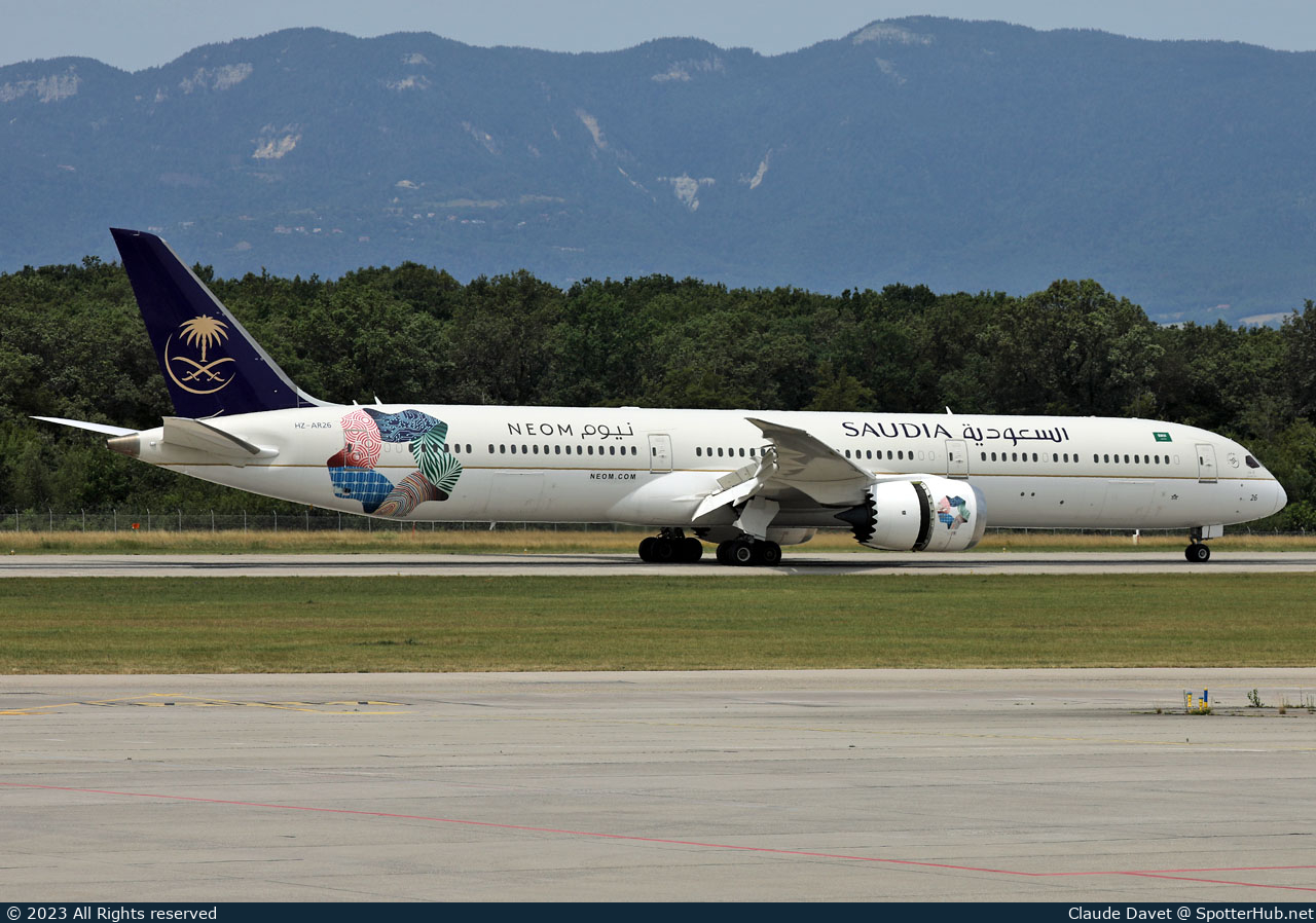 Photo of HZ-AR26 - Boeing 787-10 Dreamliner operated by Saudia