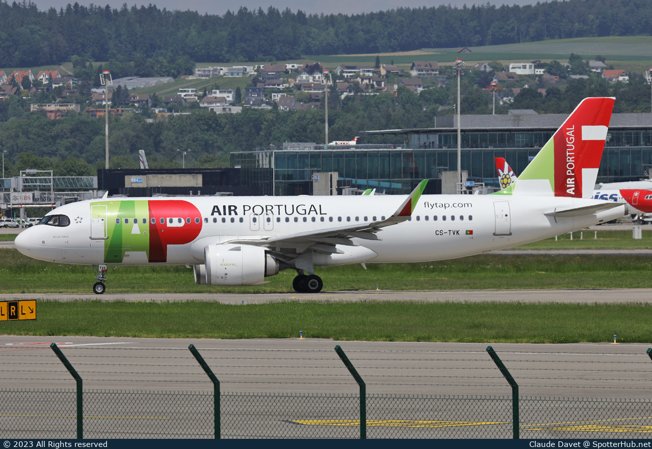 Photo of CS-TVK - Airbus A320-251N operated by TAP Air Portugal