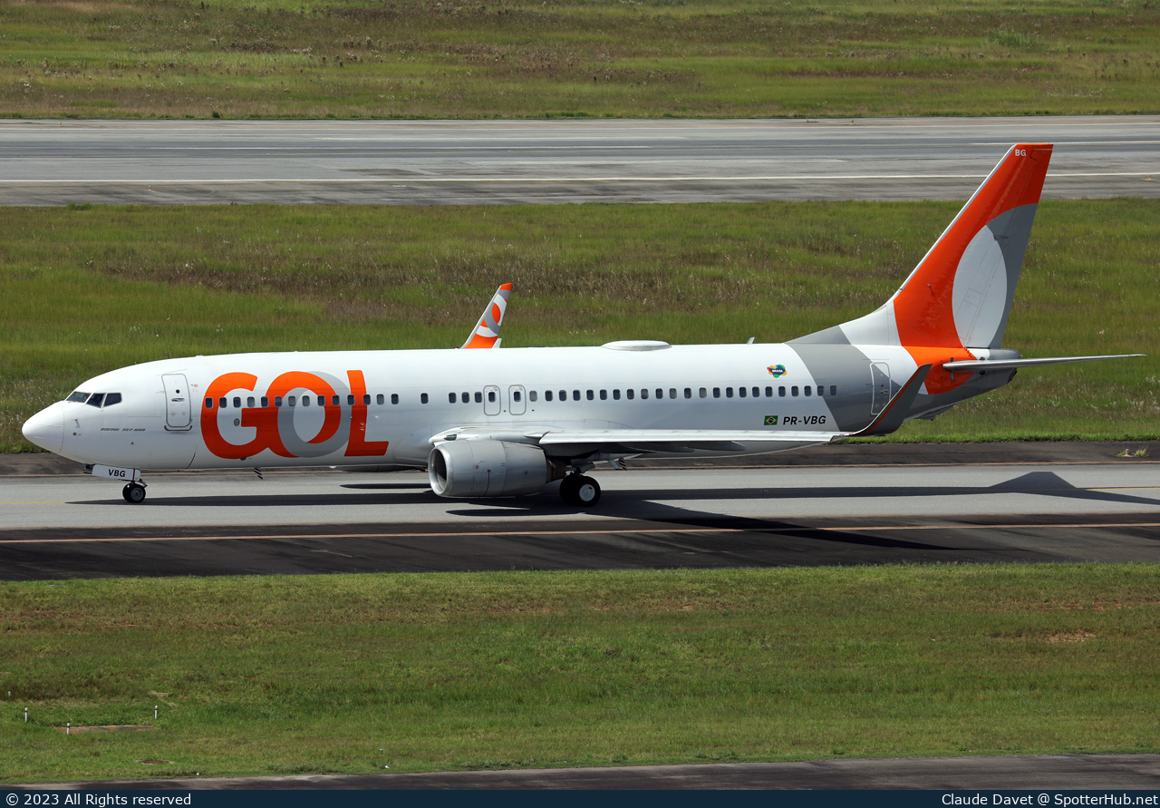 Photo of PR-VBG - Boeing 737-8EH operated by GOL Linhas Aéreas