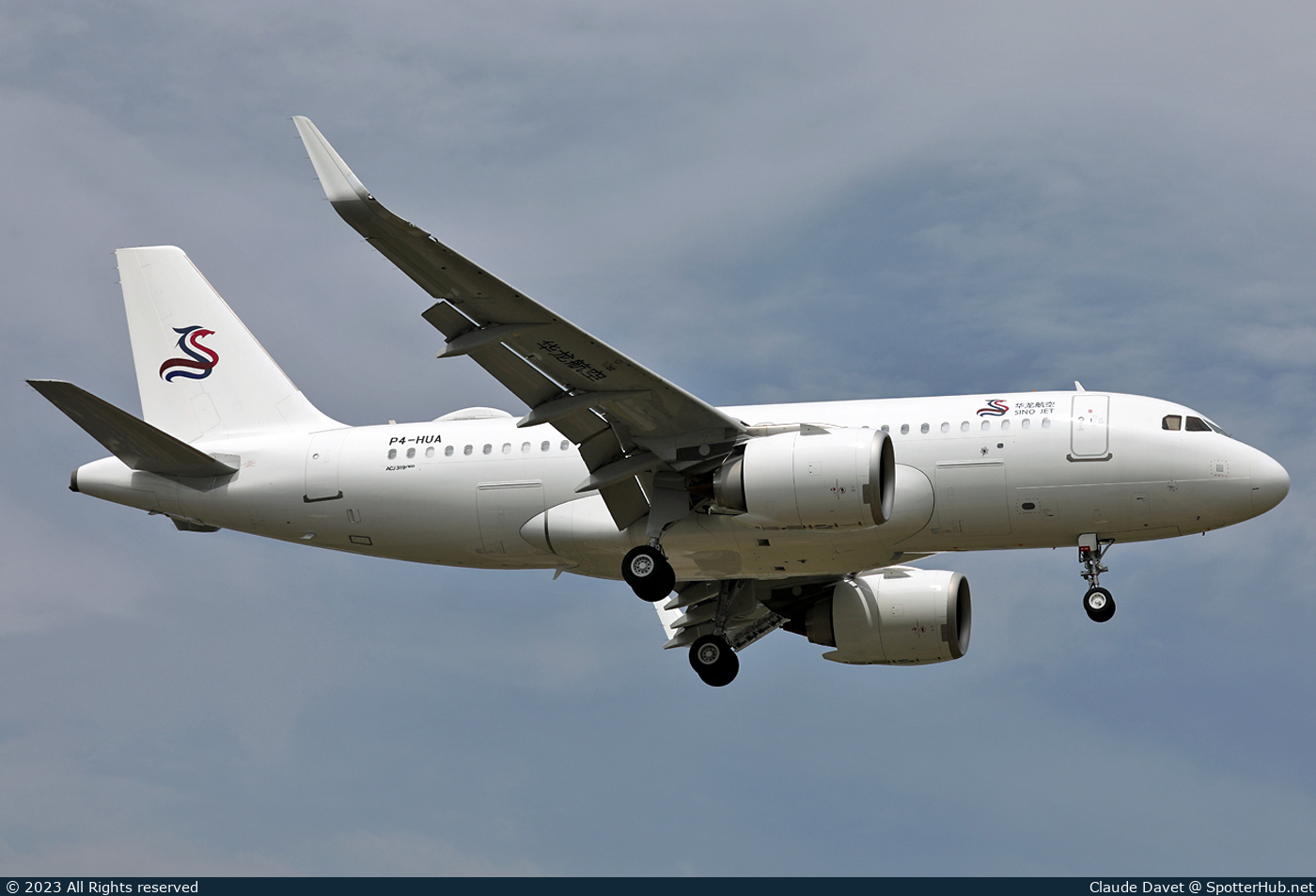 Photo of P4-HUA - Airbus A319-153N(CJ) operated by Sino Jet