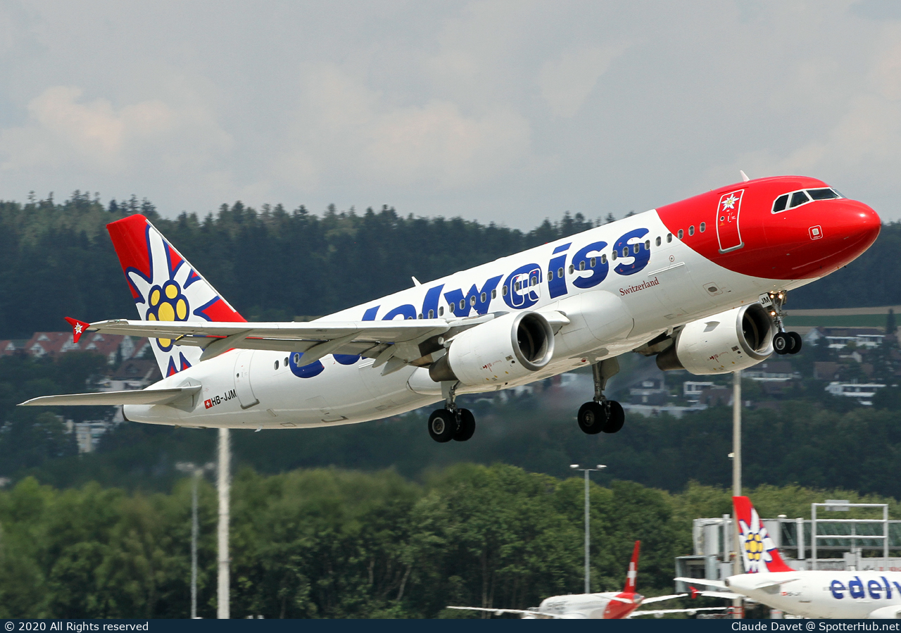 Photo of HB-JJM - Airbus A320-214 operated by Edelweiss Air