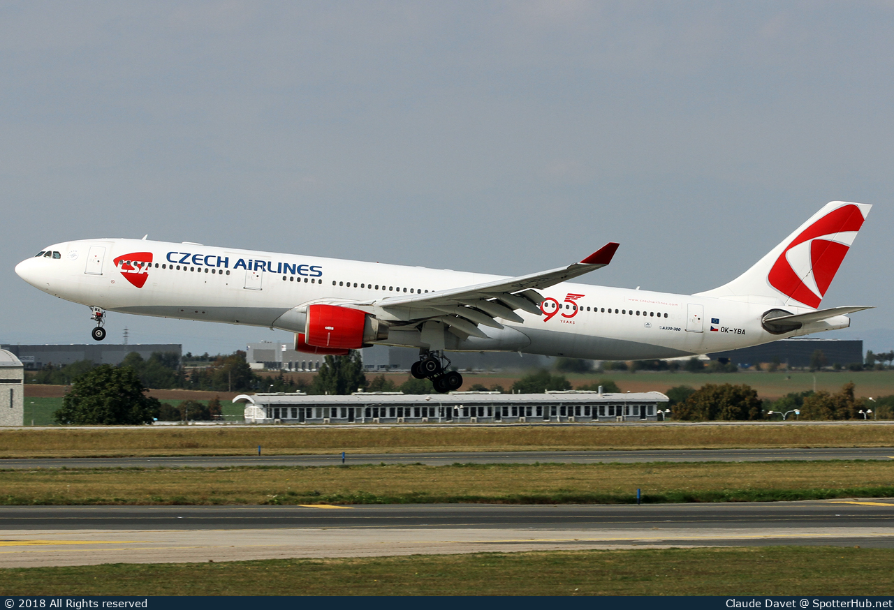 Photo of OK-YBA - Airbus A330-323 operated by CSA Czech Airlines