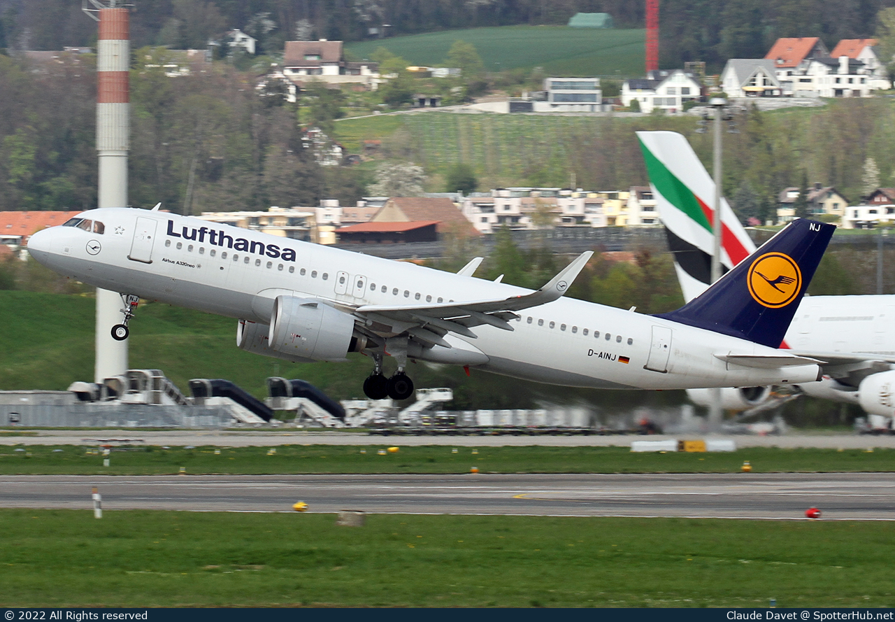 Photo of D-AINJ - Airbus A320-271N operated by Lufthansa