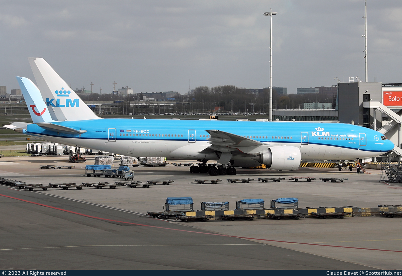 Photo of PH-BQC - Boeing 777-206(ER) operated by KLM Royal Dutch Airlines