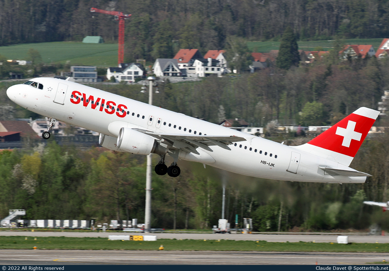 Photo of HB-IJK - Airbus A320-214 operated by Swiss International Air Lines