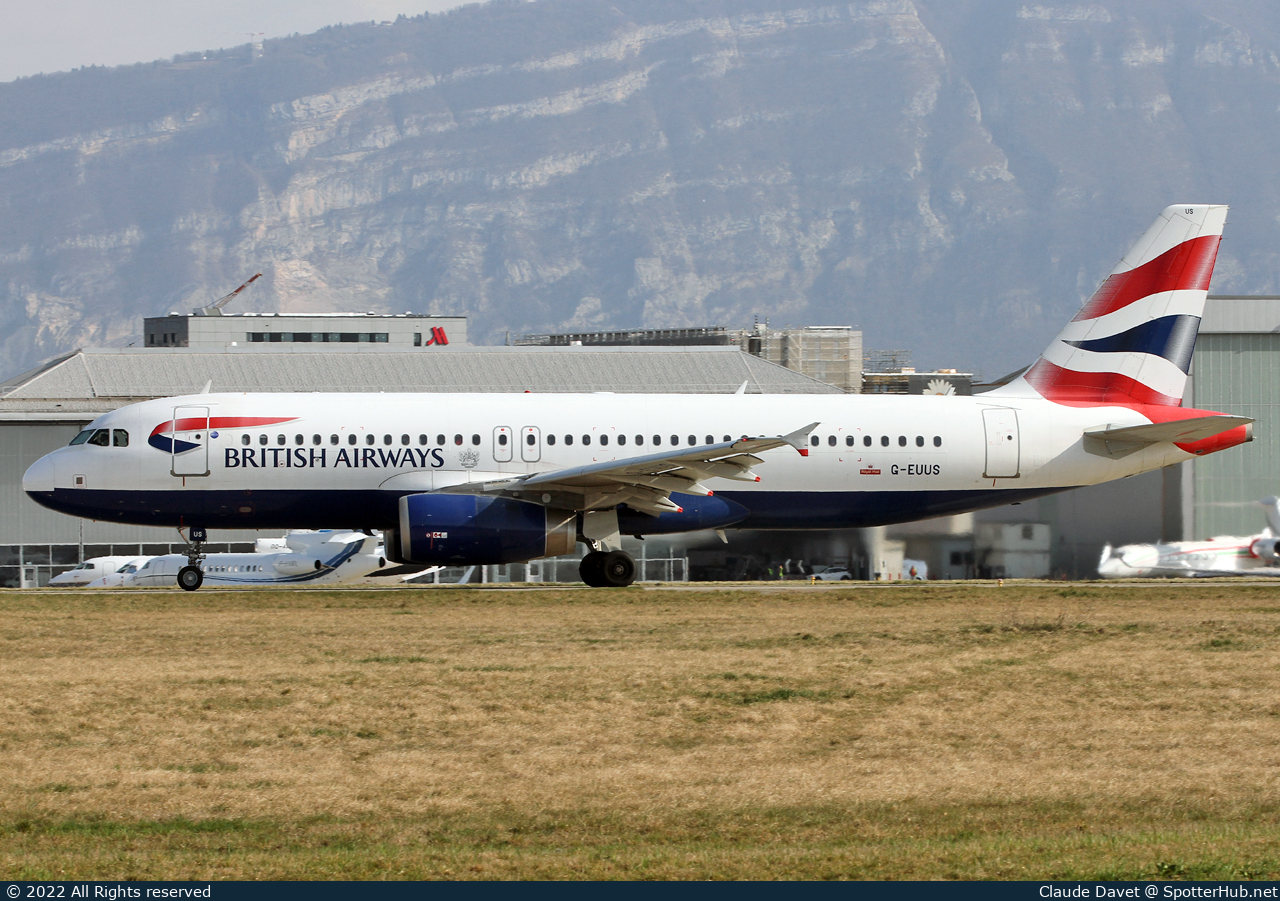 Photo of G-EUUS - Airbus A320-232 operated by British Airways