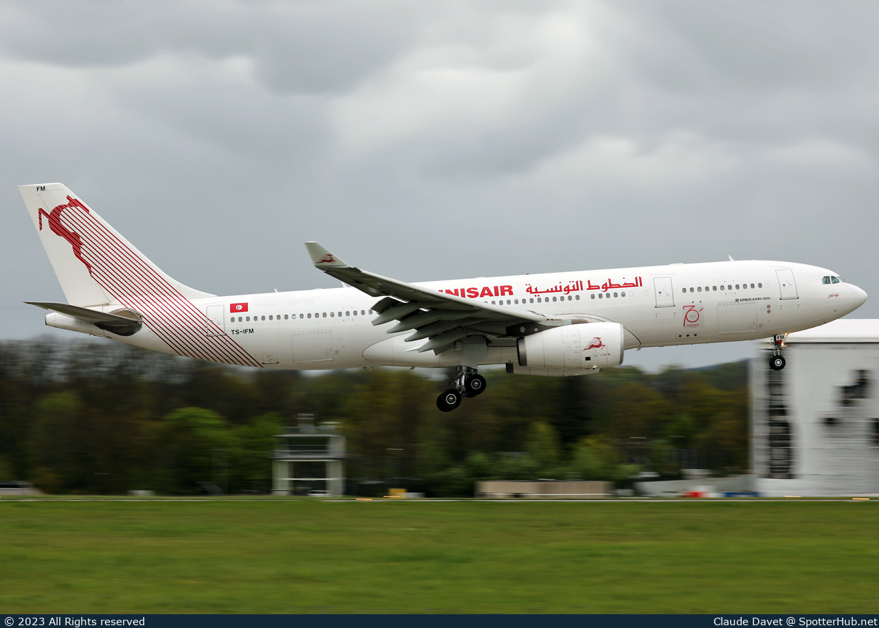 Photo of TS-IFM - Airbus A330-243 operated by Tunisair