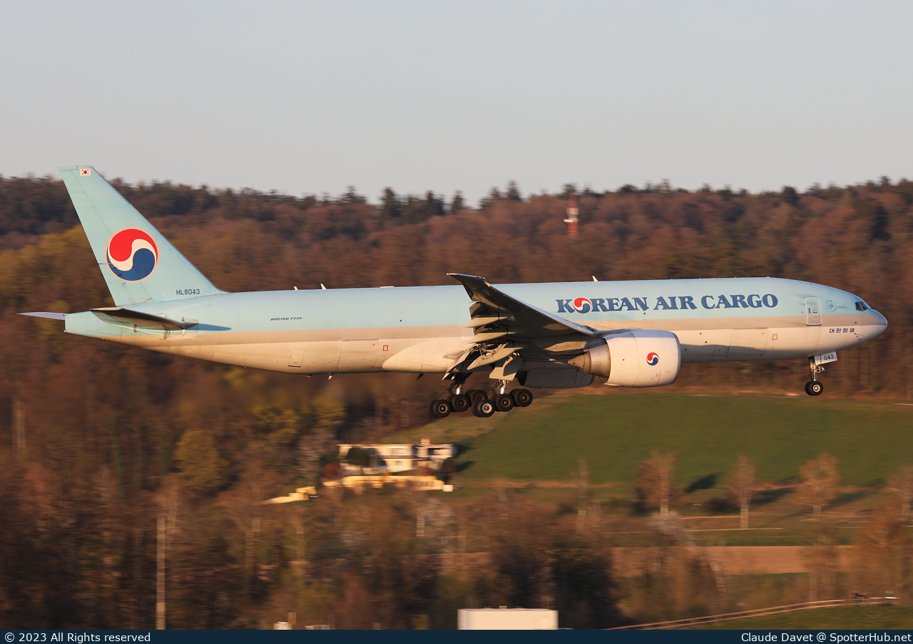 Photo of HL8043 - Boeing 777-FB5 operated by Korean Air Cargo