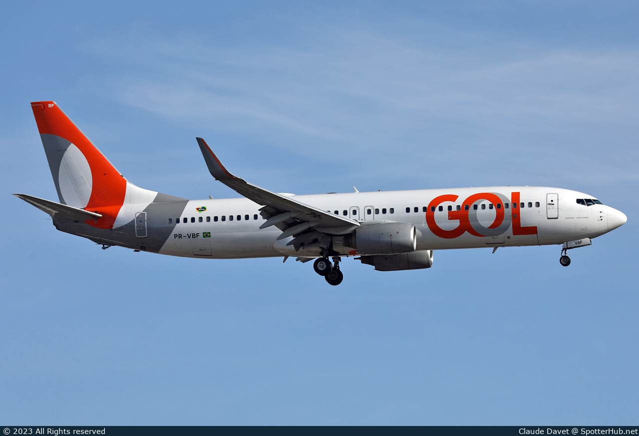 Photo of PR-VBF - Boeing 737-8EH operated by GOL Linhas Aéreas