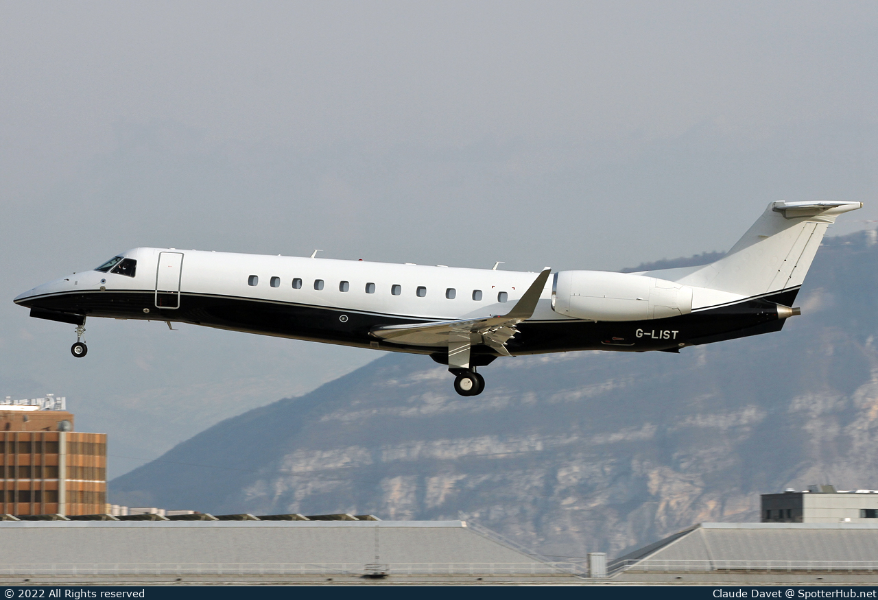 Photo of G-LIST - Embraer Legacy 600 operated by Aero UK