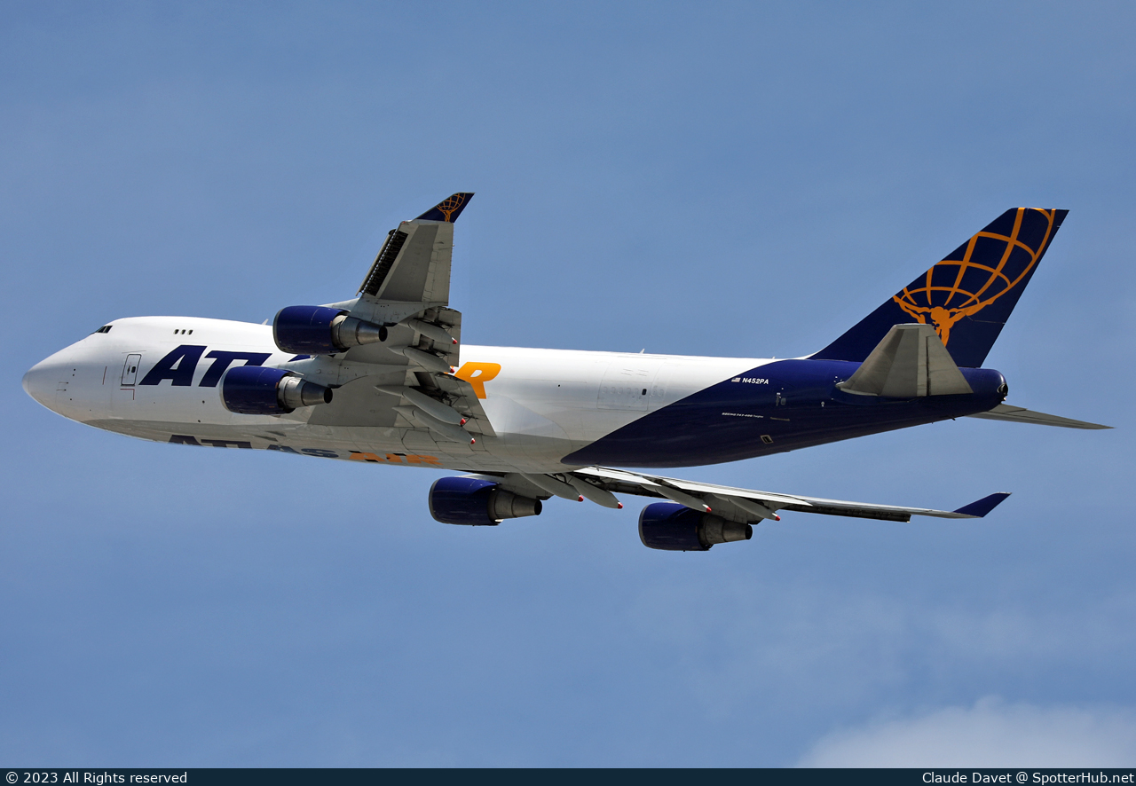 Photo of N452PA - Boeing 747-46NF operated by Atlas Air