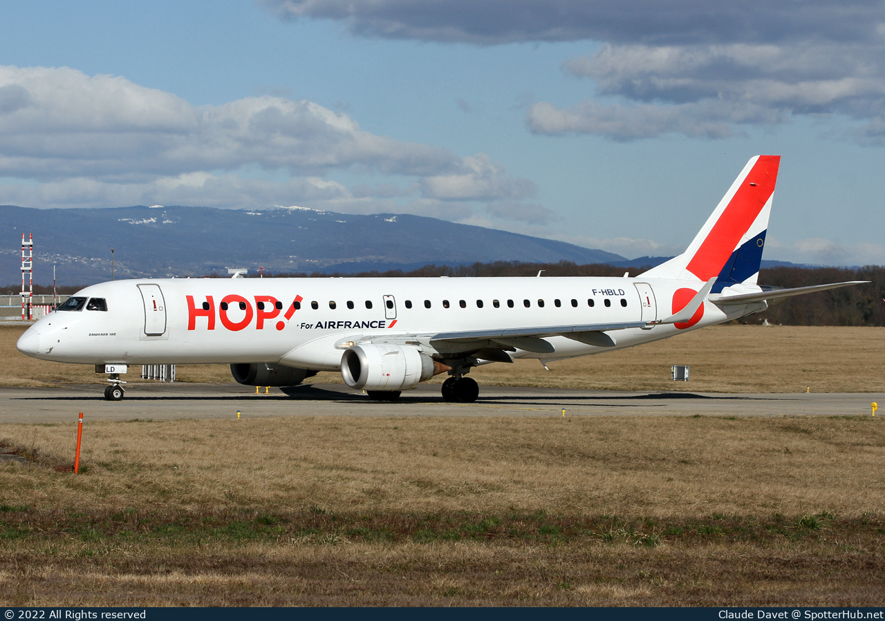 Photo of F-HBLD - Embraer ERJ-190LR operated by Air France HOP