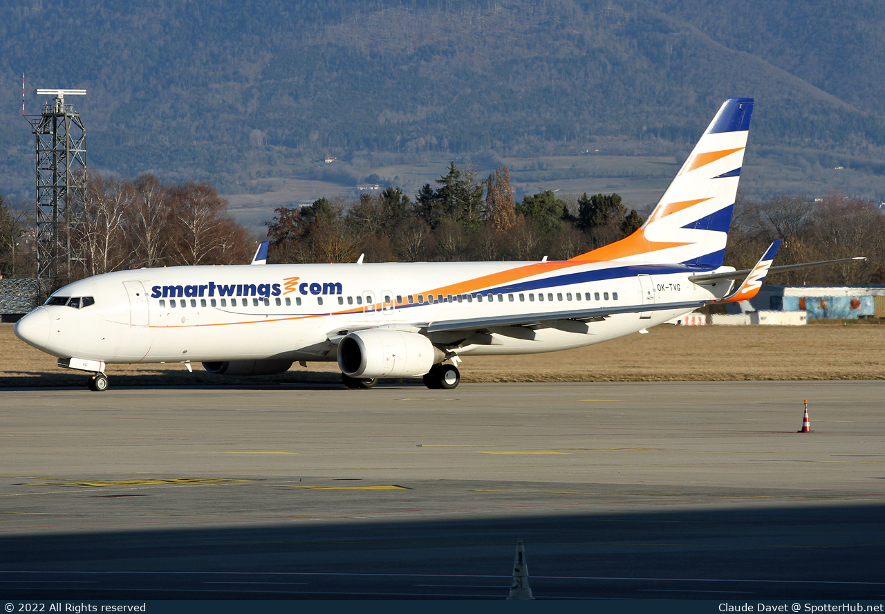 Photo of OK-TVG - Boeing 737-8Q8 operated by SmartWings