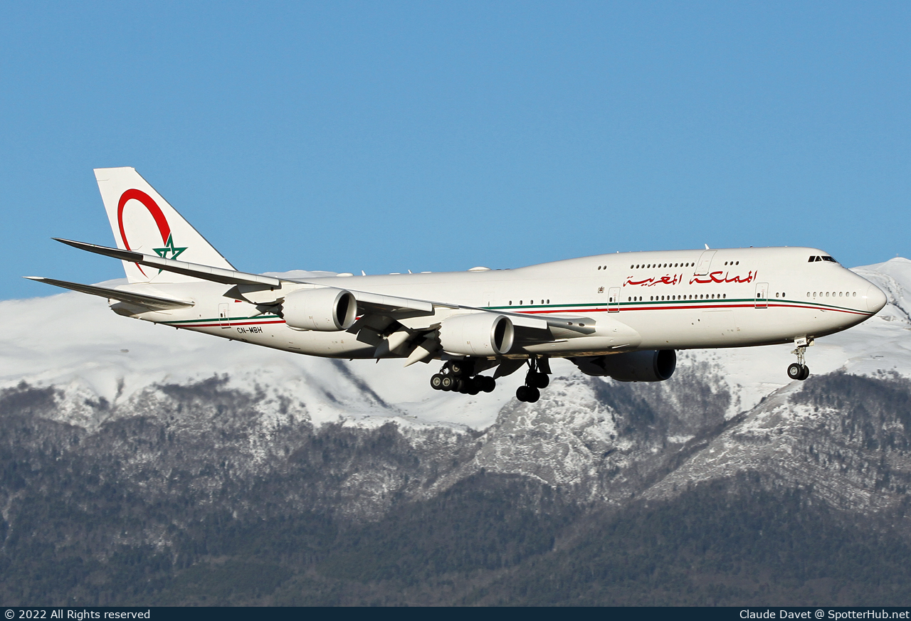 Photo of CN-MBH - Boeing 747-8Z5(BBJ) operated by Government of Morocco