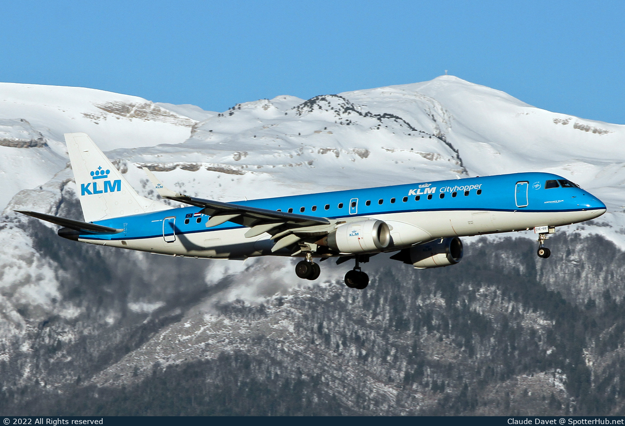 Photo of PH-EXE - Embraer ERJ-190STD operated by KLM Cityhopper