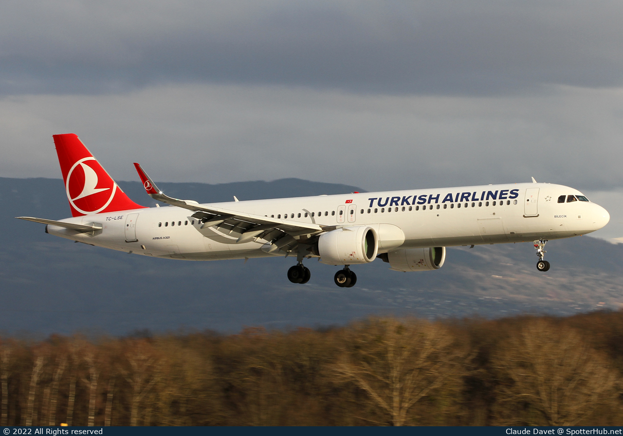Photo of TC-LSE - Airbus A321-271NX operated by Turkish Airlines