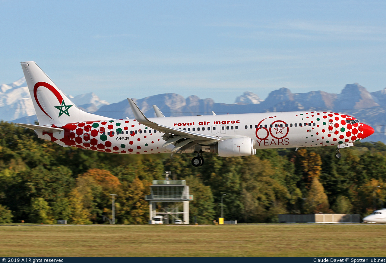 Photo of CN-RGV - Boeing 737-85P operated by Royal Air Maroc