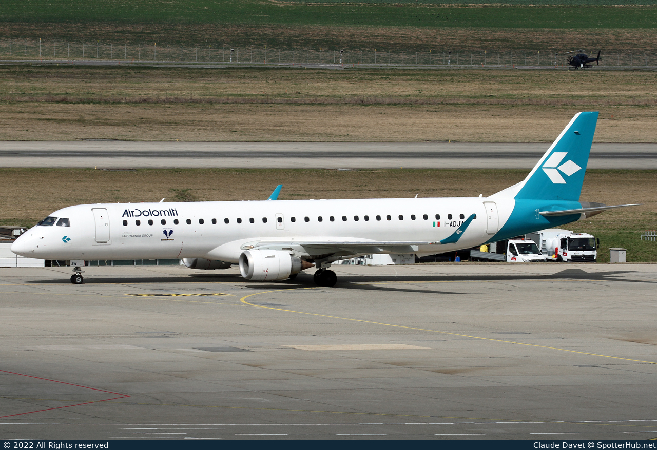Photo of I-ADJW - Embraer ERJ-195LR operated by Air Dolomiti