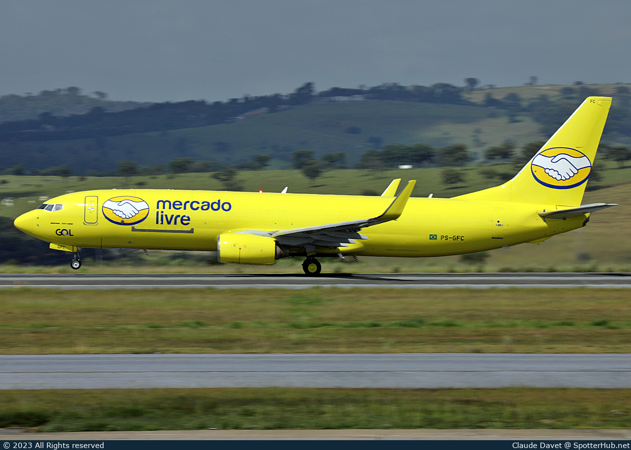 Photo of PS-GFC - Boeing 737-8EH(BCF) operated by Mercado Livre (opb GOL Linhas Aéreas)
