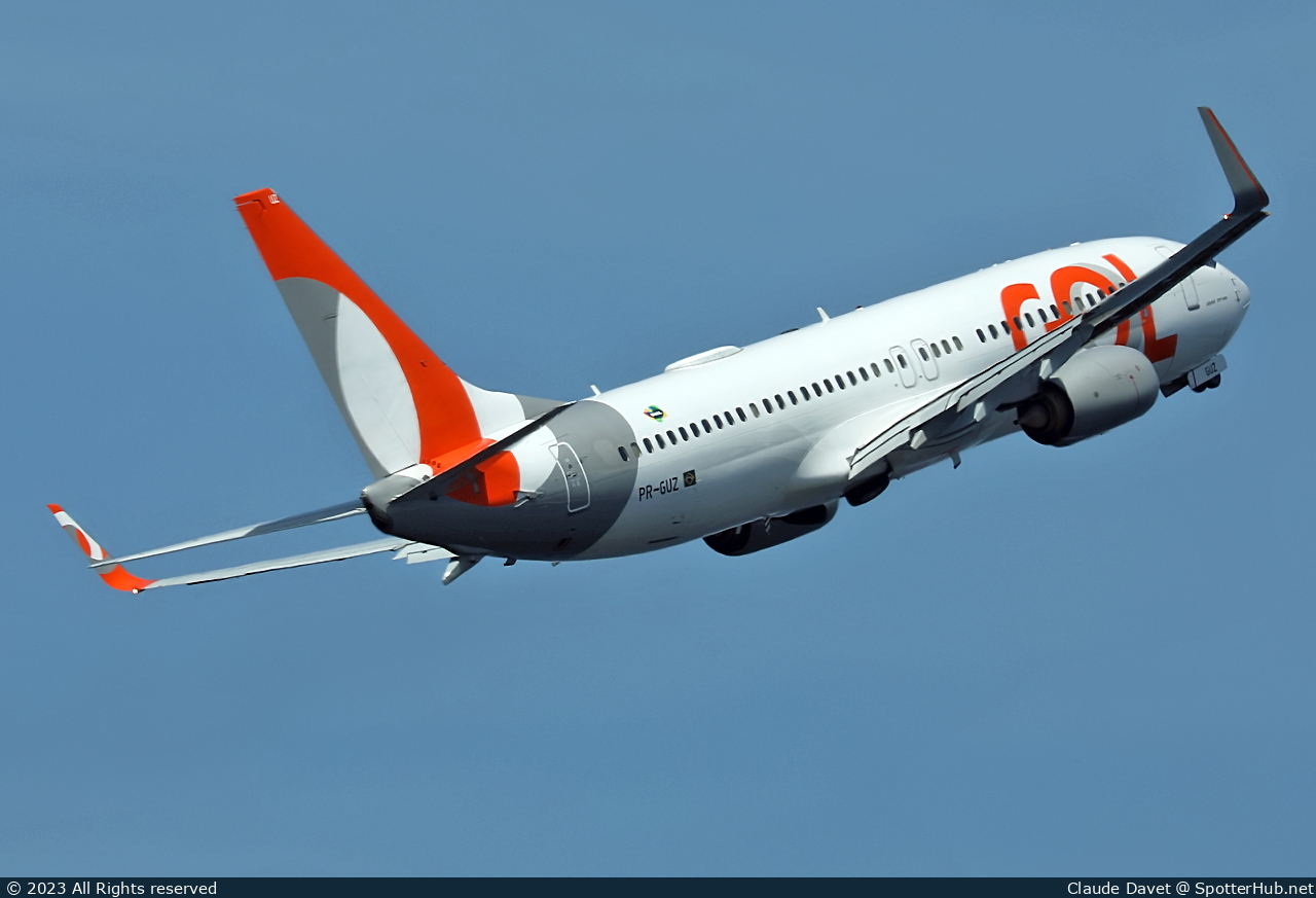 Photo of PR-GUZ - Boeing 737-8EH operated by GOL Linhas Aéreas