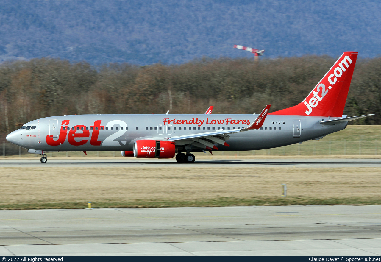 Photo of G-DRTR - Boeing 737-86N operated by Jet2