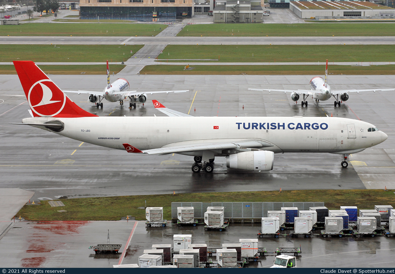 Photo of TC-JDO - Airbus A330-243F operated by Turkish Airlines Cargo