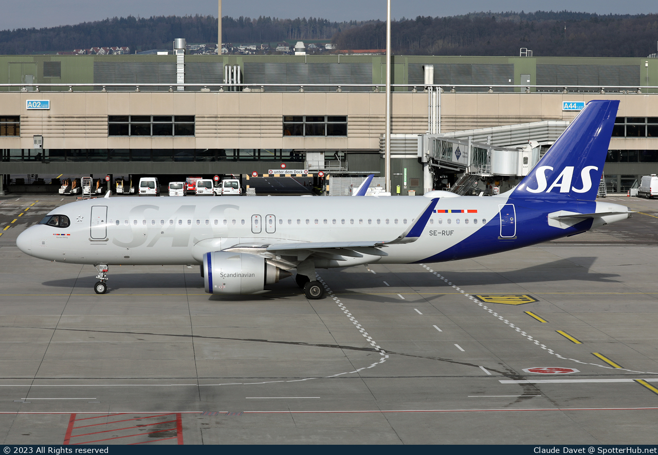 Photo of SE-RUF - Airbus A320-251N operated by SAS Scandinavian Airlines